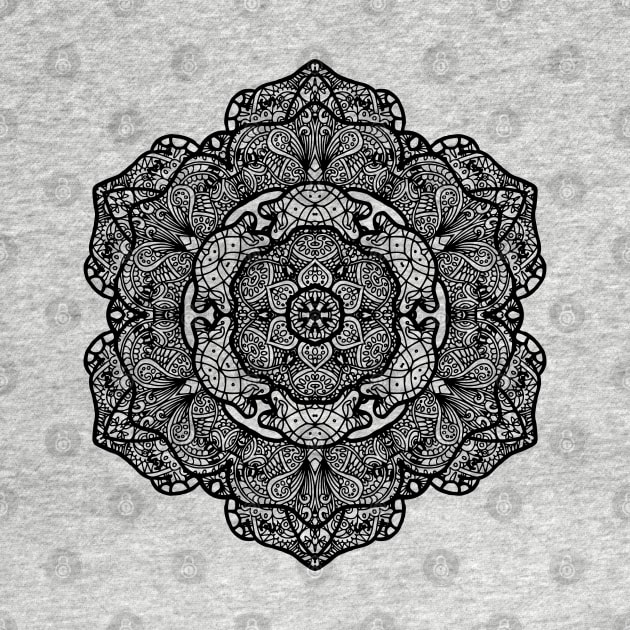 Elegant Mandala - Black Lace by ElviraDraat